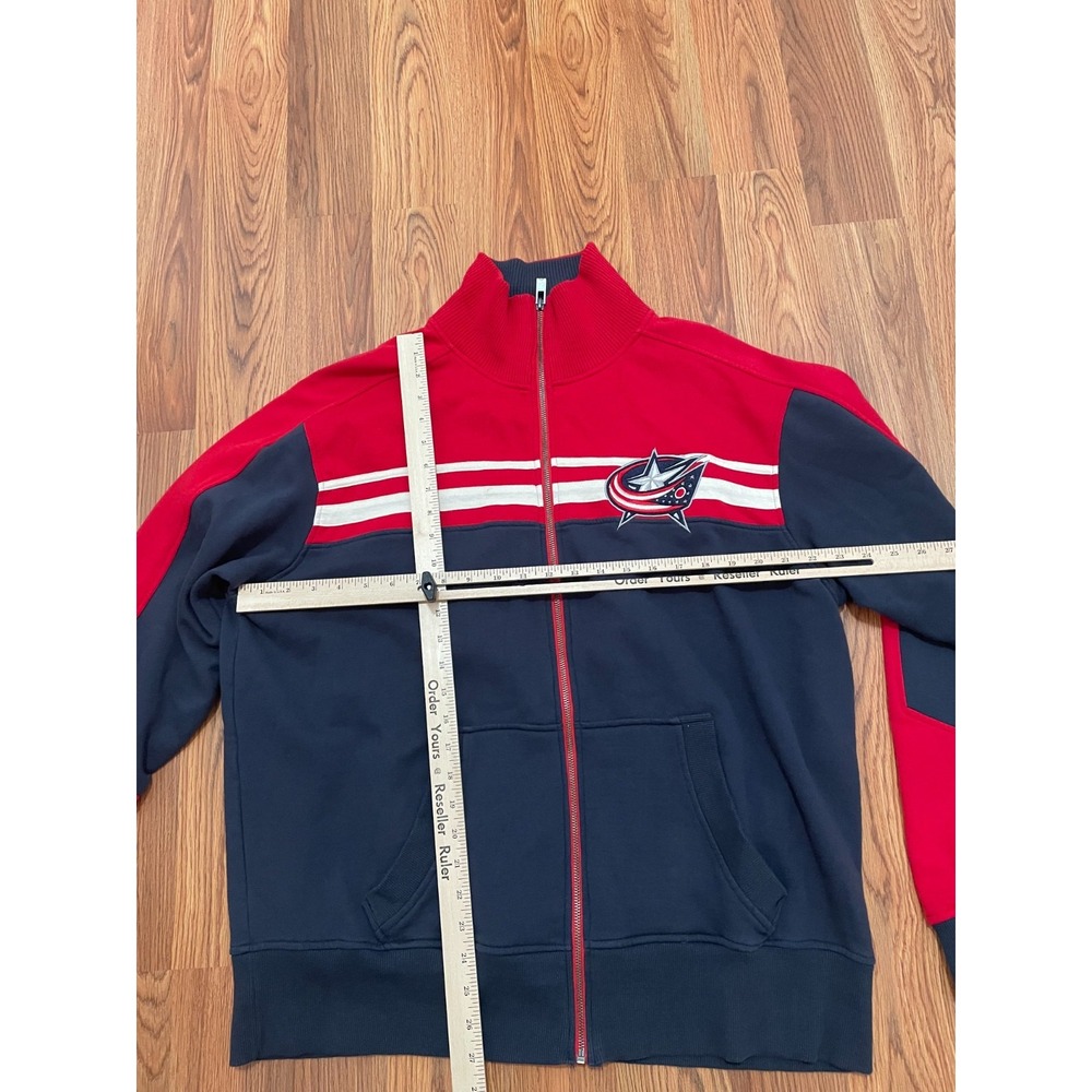 Columbus Blue Jackets Jacket Mens XL Old Time Hockey Causeway Full Zip NHL - Picture 10 of 10